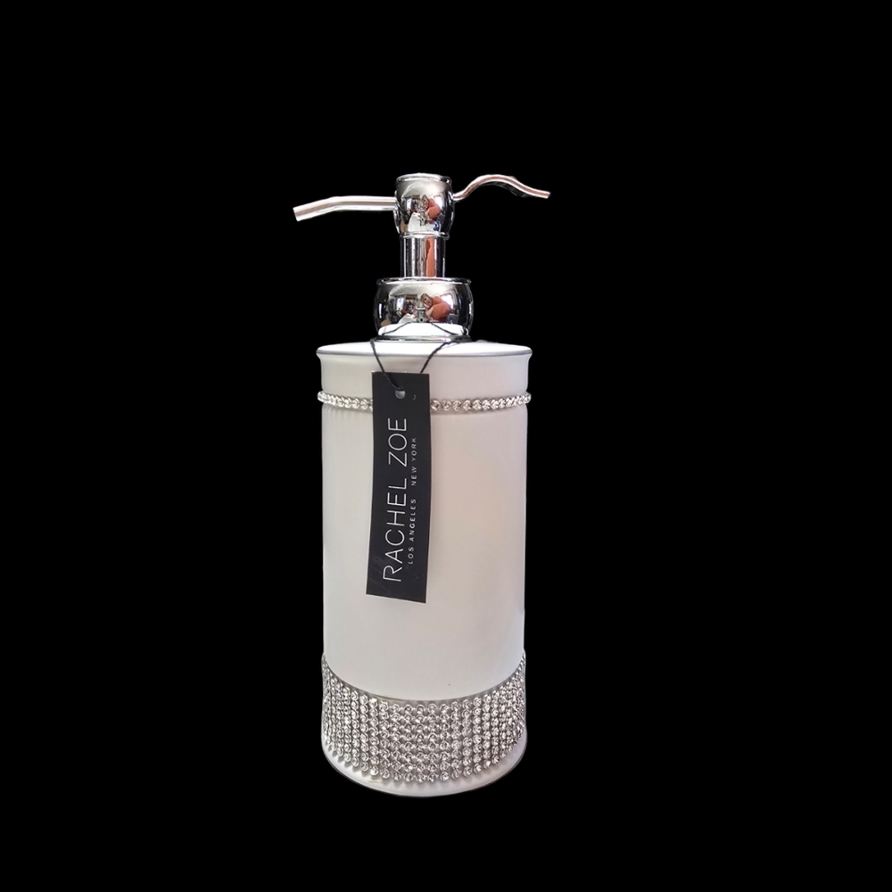 Rachel Zoe crystals rhinestone hollywood glitz glam soap dispenser bathroom